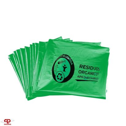 Paquete bolsas de aseo verde